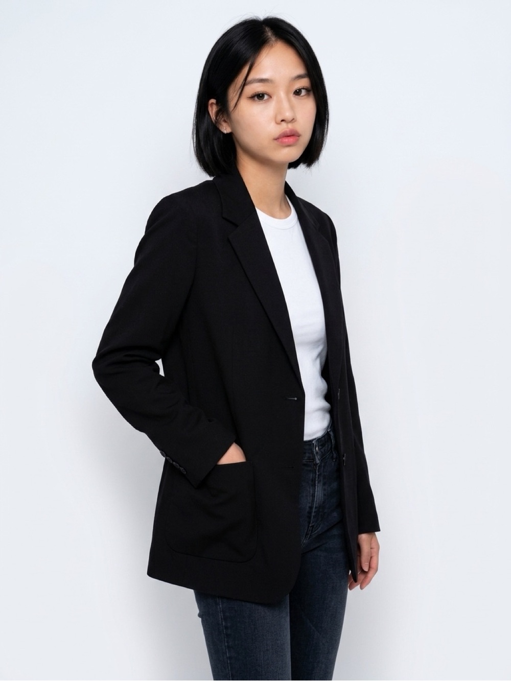 Uniqlo Black Women's Tailored Blazer
